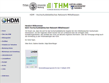 Tablet Screenshot of hd-mittelhessen.de